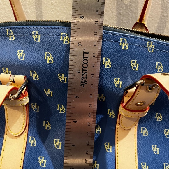 Dooney & Bourke Y2K Coated Canvas Monogram Domed Satchel - Picture 5 of 16